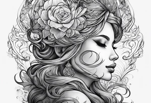 cloud, hands tattoo idea
