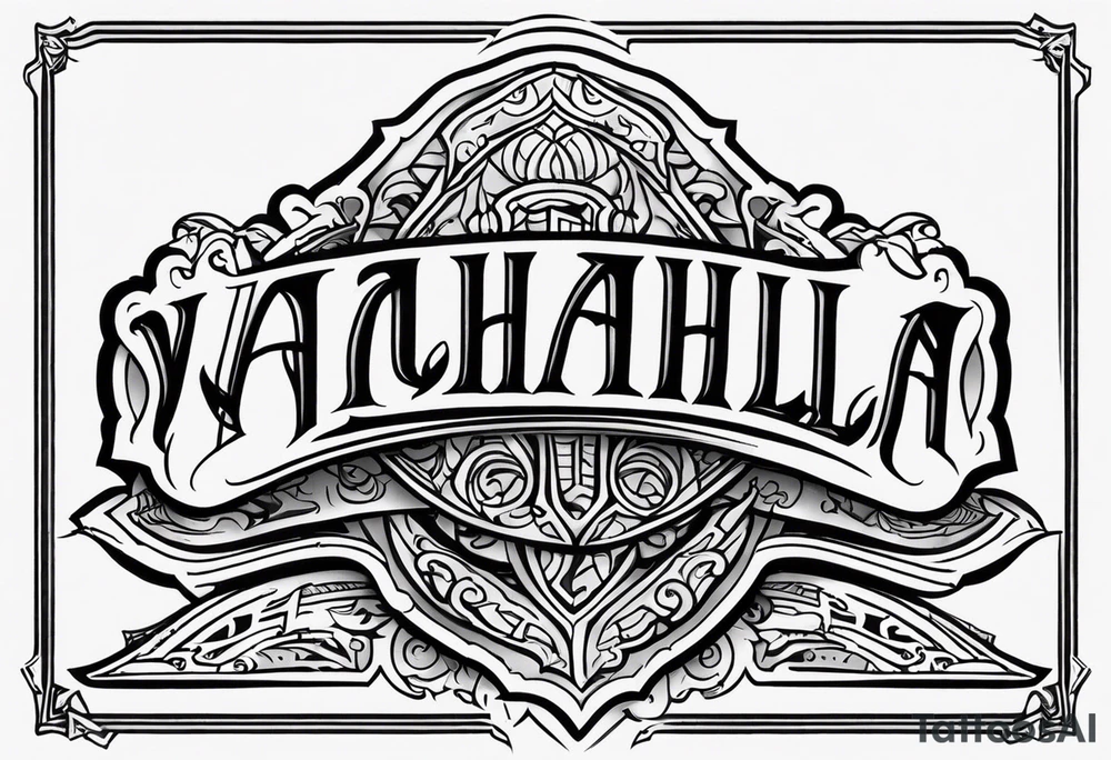 Valhalla tattoo idea