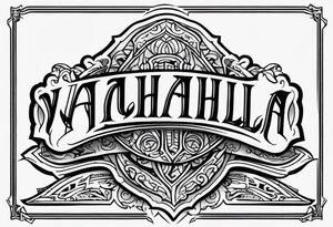 Valhalla tattoo idea
