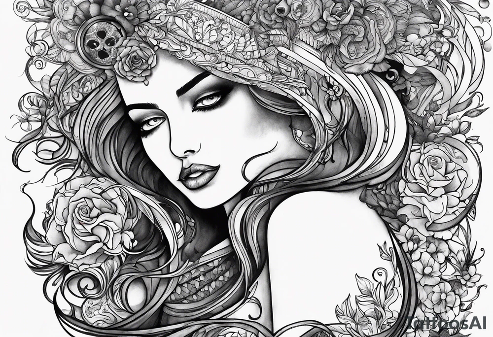 "What ever our souls are made of, his and mine are the same" dark romantic tattoo idea