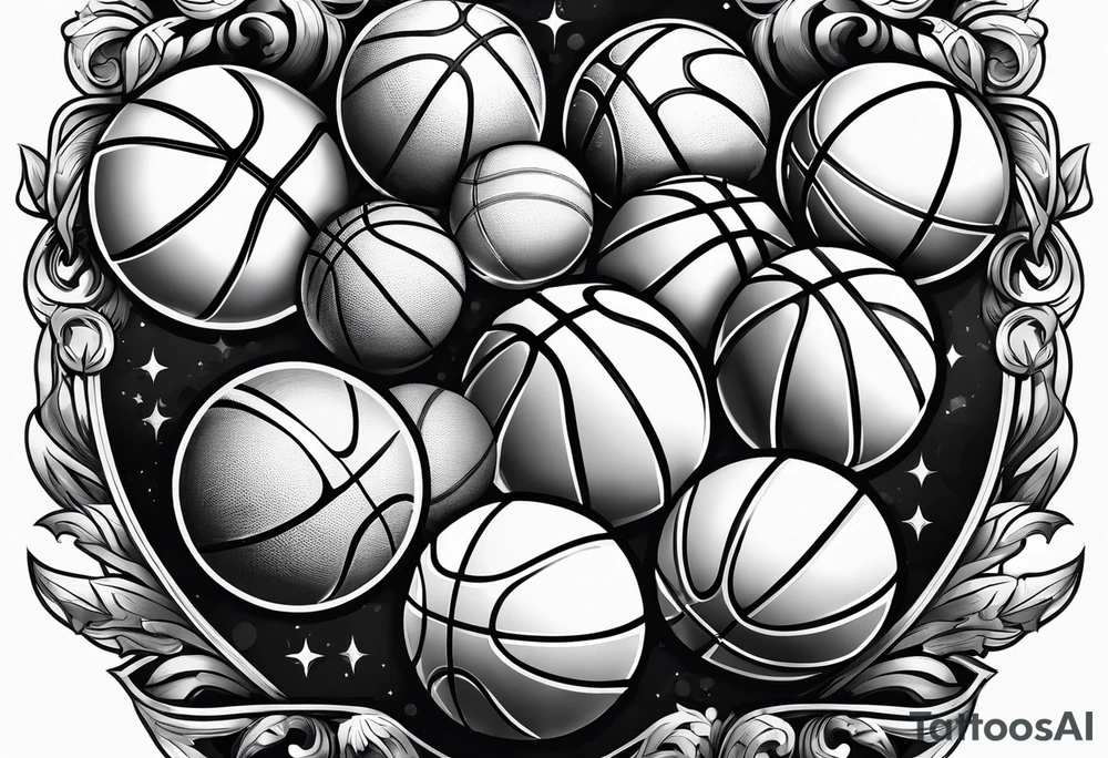 Basketball tattoo idea
