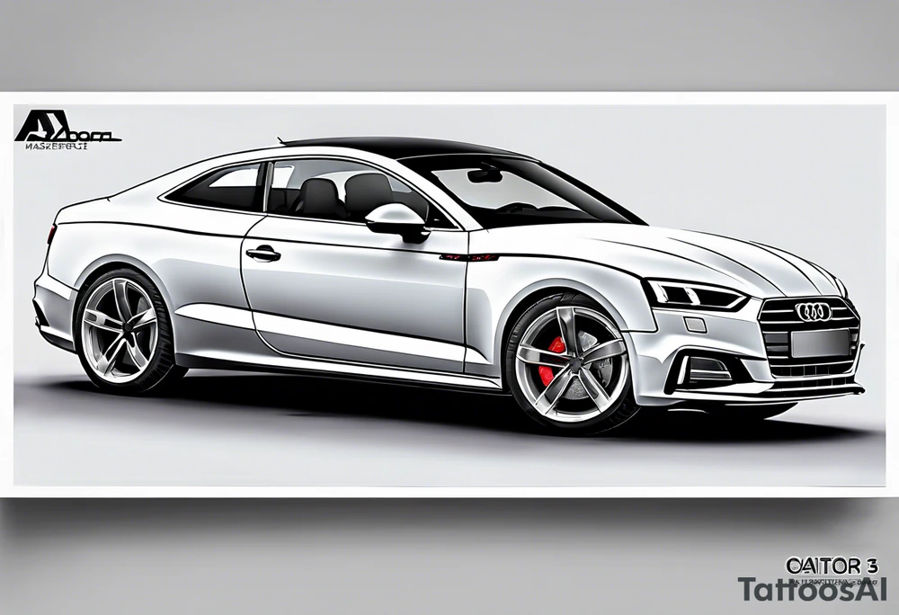 Audi a5 tattoo idea
