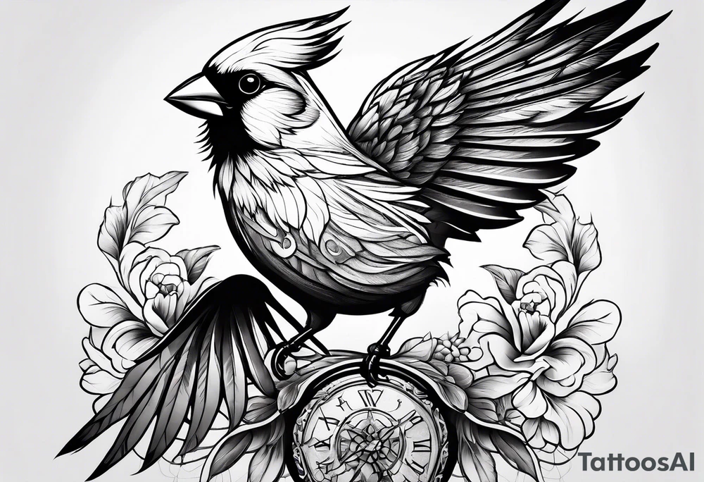 Cardinal tattoo idea