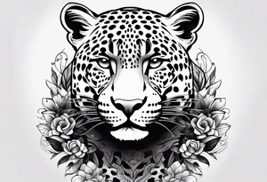 Jaguar body tattoo idea