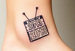 Racing half marathon bib 2013 purple and gold running safety pins piercing the skin running tattoo idea