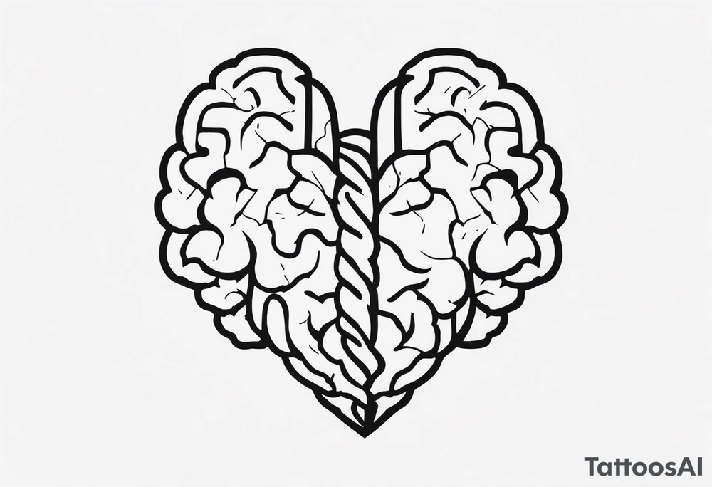 Brain, heart, love, heart break makes you strong, worth it, pain makes you stronger, strength, plane, travel tattoo idea