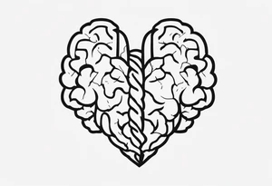Brain, heart, love, heart break makes you strong, worth it, pain makes you stronger, strength, plane, travel tattoo idea