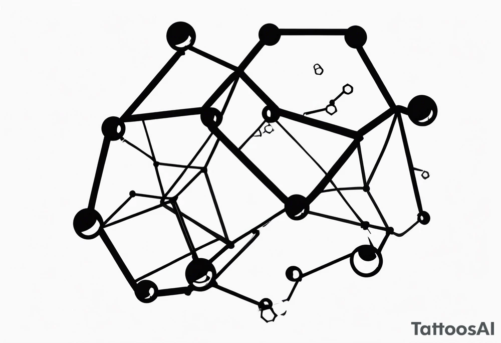psilocibyn chemical structure tattoo idea