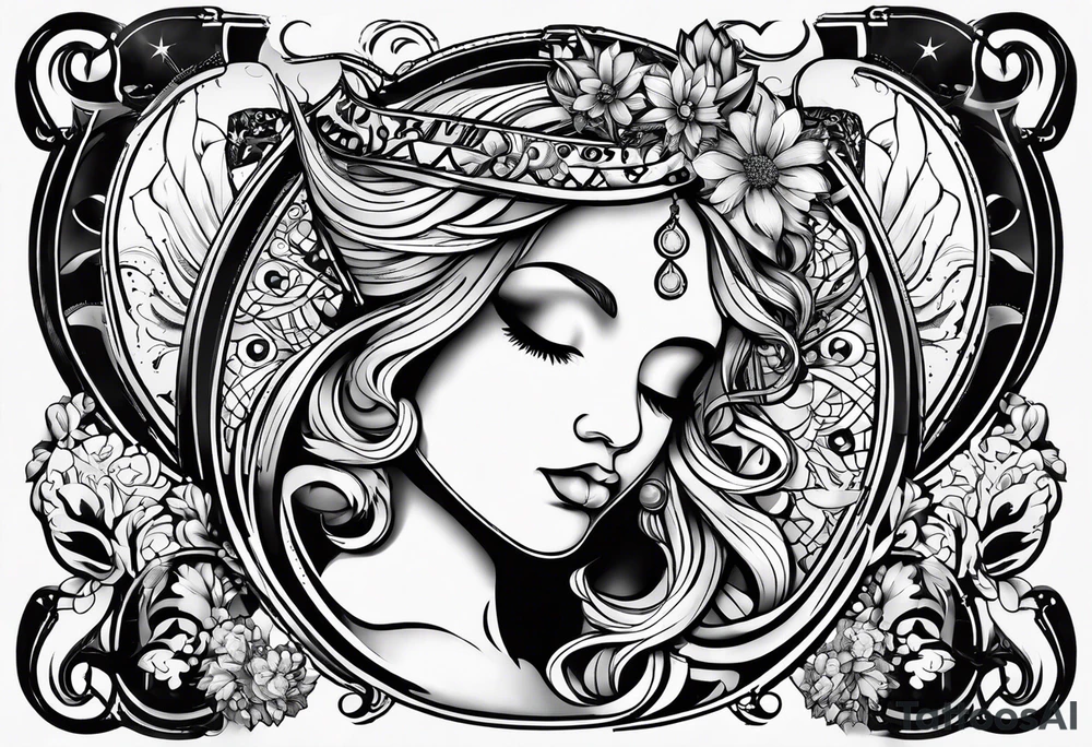 words that say “05 baby” ,zodiac virgo tattoo idea