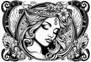 words that say “05 baby” ,zodiac virgo tattoo idea