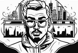 Criminal man tattoo idea