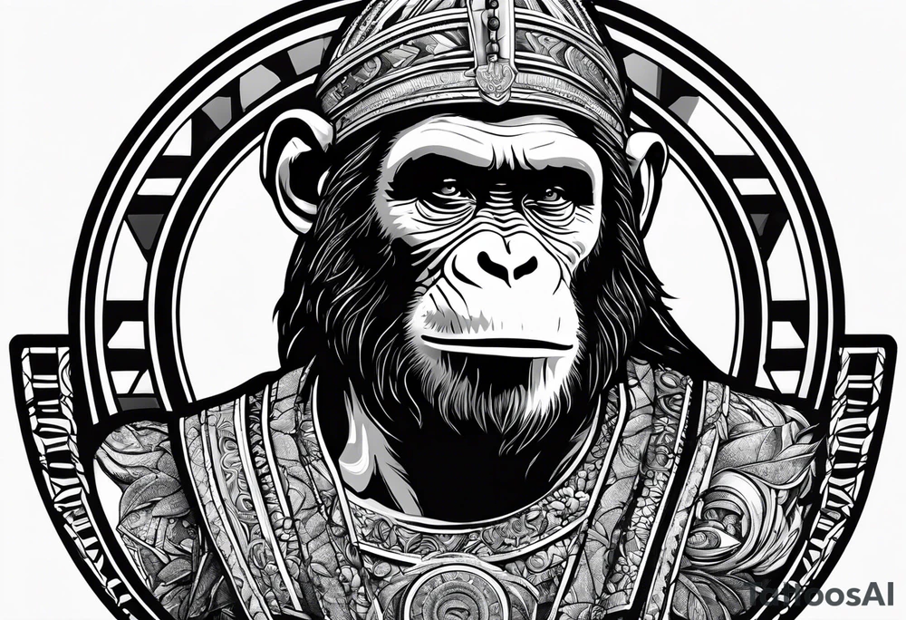 Caeser from planet of the apes tattoo idea