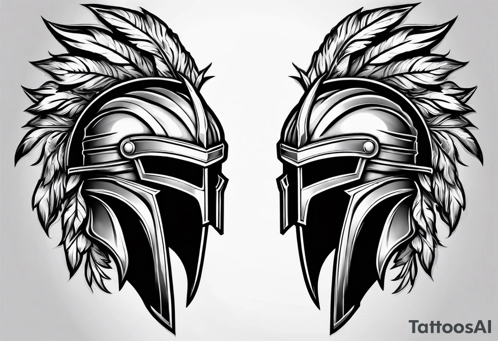 Spartan crest tattoo idea