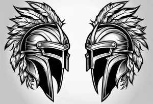 Spartan crest tattoo idea