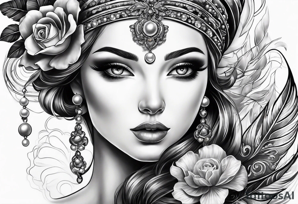 Pearl tattoo that has realistic features tattoo idea