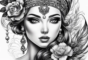 Pearl tattoo that has realistic features tattoo idea