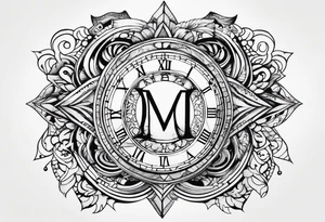 MMIV roman numeral birth date very small forearm stylish tattoo tattoo idea