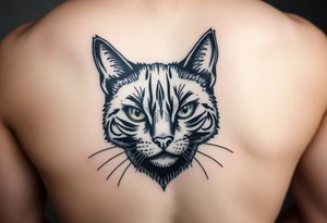 Black Cat tattoo idea