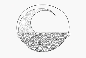 Ocean semi colon tattoo tattoo idea