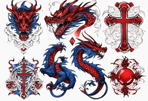 Sapphire
Dragon
Cross
Fierce
Red tattoo idea