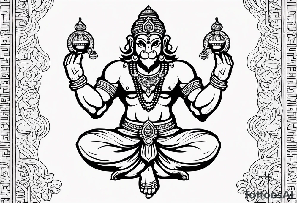 hanuman visna tattoo idea