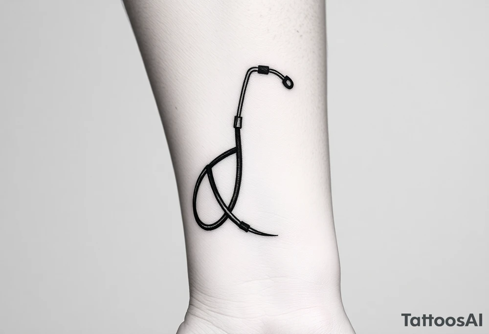 stethoscope , nurse tattoo idea