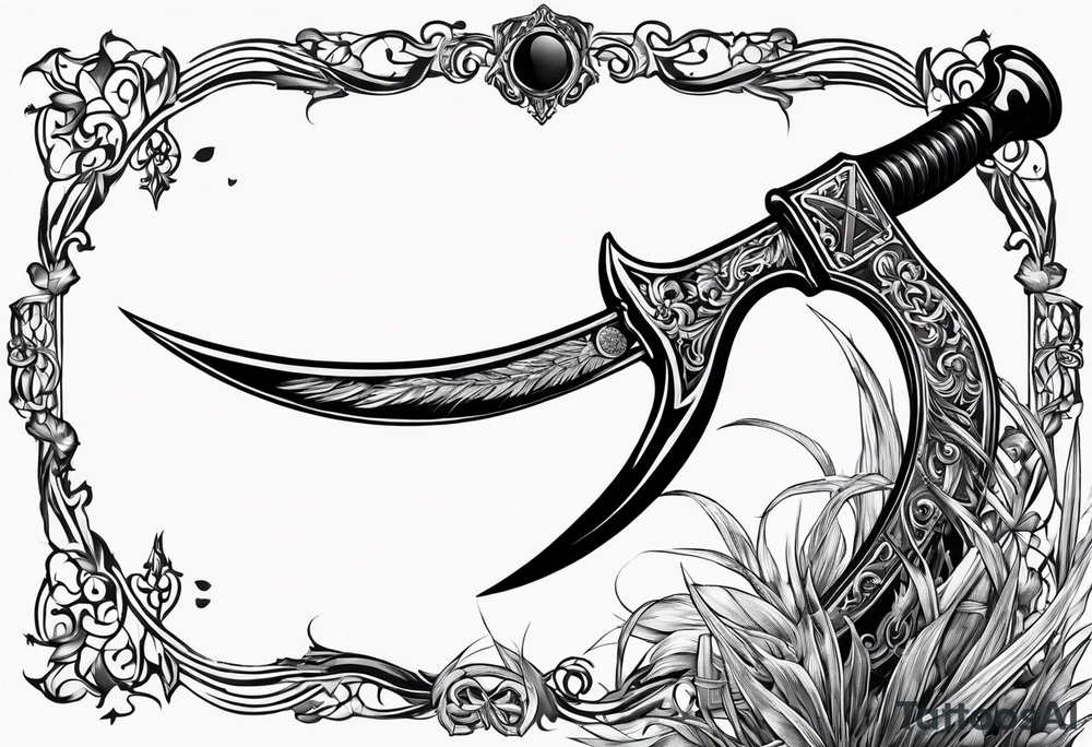 Scythe tattoo idea