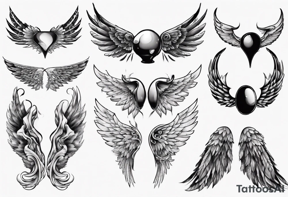 wings tattoo idea