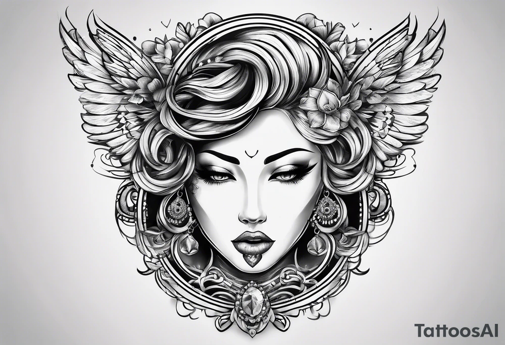 Safety pin tattoo idea