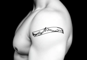 Armband around the right arm. Not written. The tattoo will represent courage, a willingness to explore new places and being a lifelong learner. The armband should not be higher than 10cm in height. tattoo idea