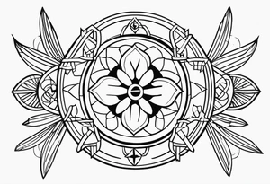 Daisy Rune. Incorporate Norse runes for Freya into a design that contains Daisy's. tattoo idea