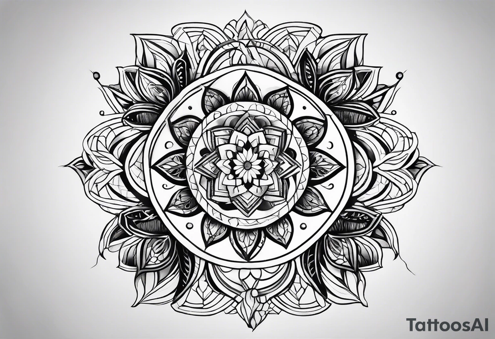Geometric tattoo design tattoo idea