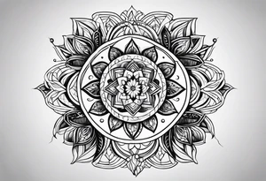 Geometric tattoo design tattoo idea