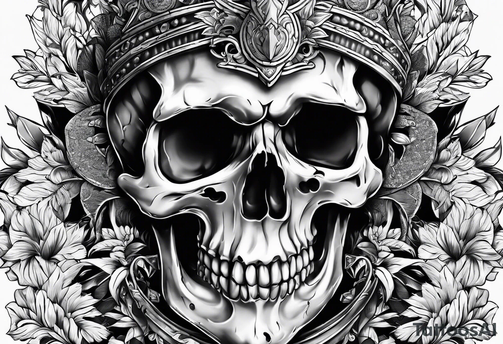 Alexander the Great skull tattoo idea