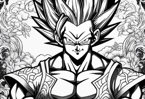 dragonball z tattoo idea