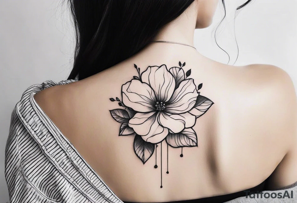 flower tattoo idea