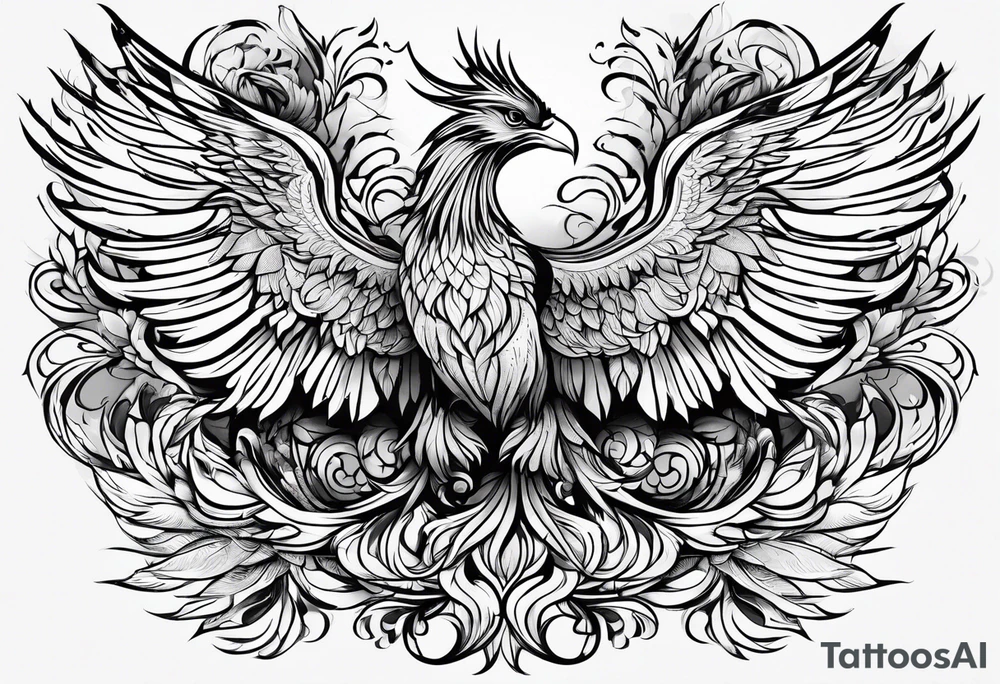phoenix tattoo idea