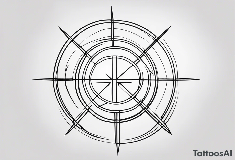 Cyber sigilism tattoo idea
