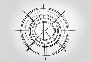 Cyber sigilism tattoo idea