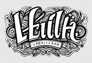Leilah tattoo idea
