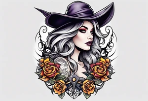 Witch tattoo idea