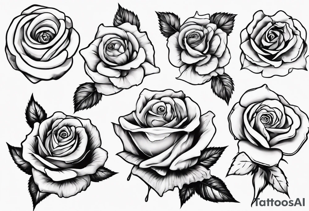 Rose tattoo idea