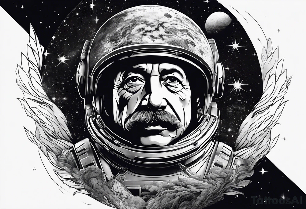 spartan, outer space, Einstein, physics, writing, sleeve tattoo tattoo idea spartan, outer space, Einstein, physics, writing, sleeve tattoo tattoo idea