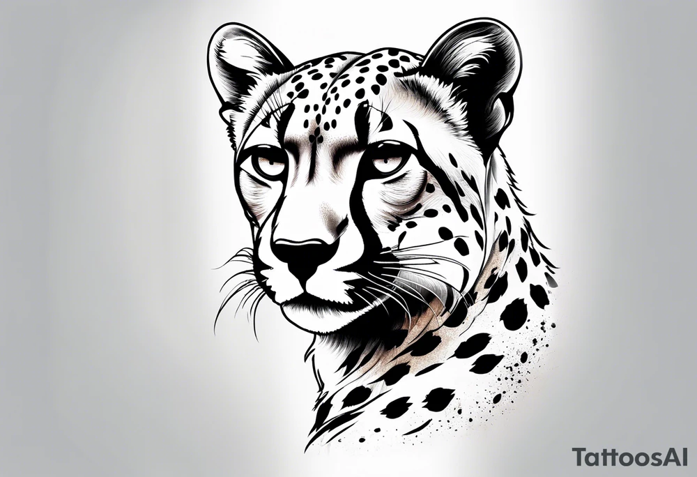 Cheetah tattoo idea