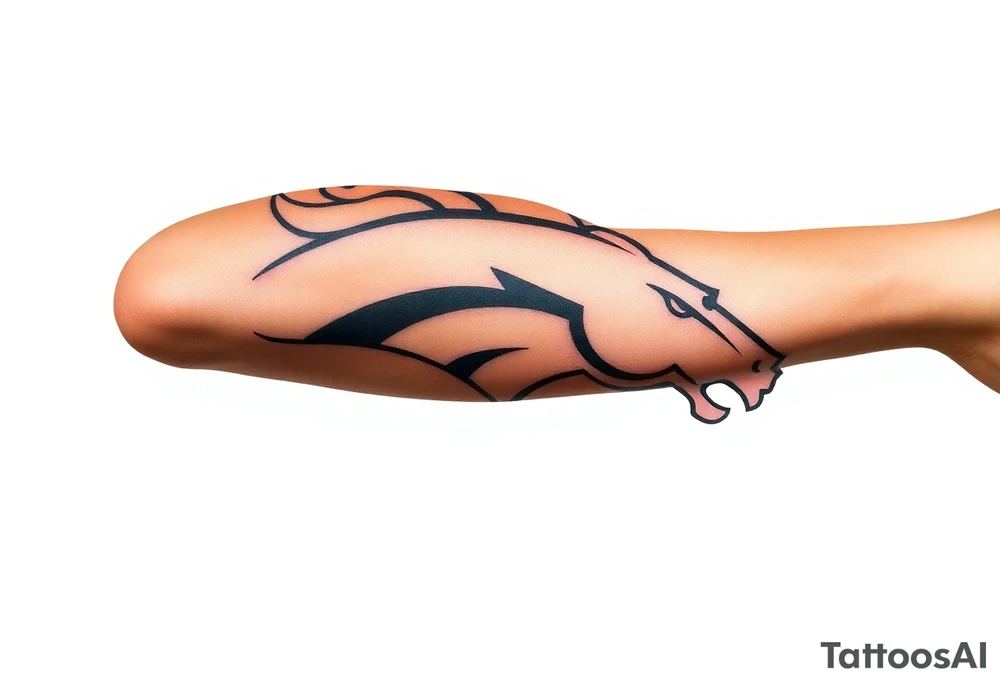 Rest in peace Denver broncos king crown tattoo idea