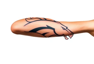 Rest in peace Denver broncos king crown tattoo idea