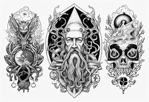 lovecraft myth tattoo tattoo idea