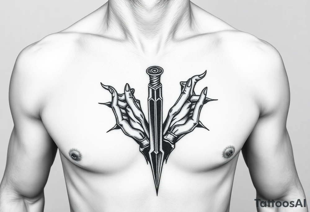 hold in your pain tattoo idea