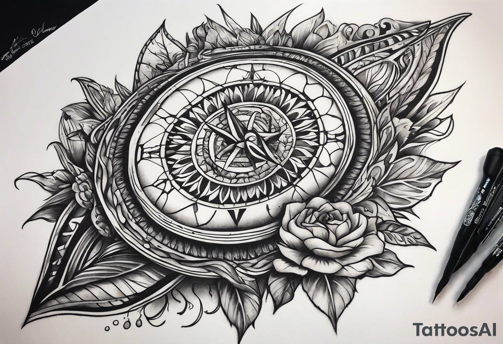 sowing arm tattoo idea