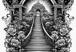 stairway to heaven and hell tattoo idea